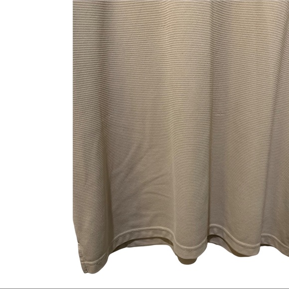 ILMIGLIORE BEIGE HIGH COLLAR EMBROIDERED LOGO SS MEN'S DRESS SHIRT SIZE XL - Picture 12 of 16